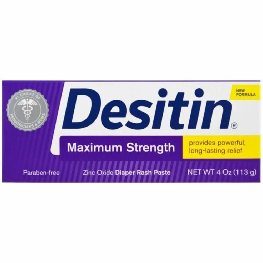 Desitin Maximum Strength Diaper Rash Treatment Paste 4.8 oz Exp 11/2027